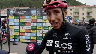 Egan Bernal - Entrevista en la salida - Etapa 6 - Paris-Nice 2024