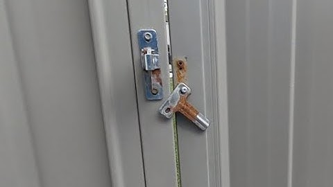 Fixing a Gate Latch