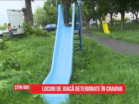 Locuri de joacă deteriorate în Craiova