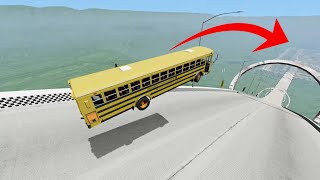 bus vs jumping arena,bus crashes,beamng crashes,2024,bus unfälle,messi,ronaldo,shorts,youtube,sports