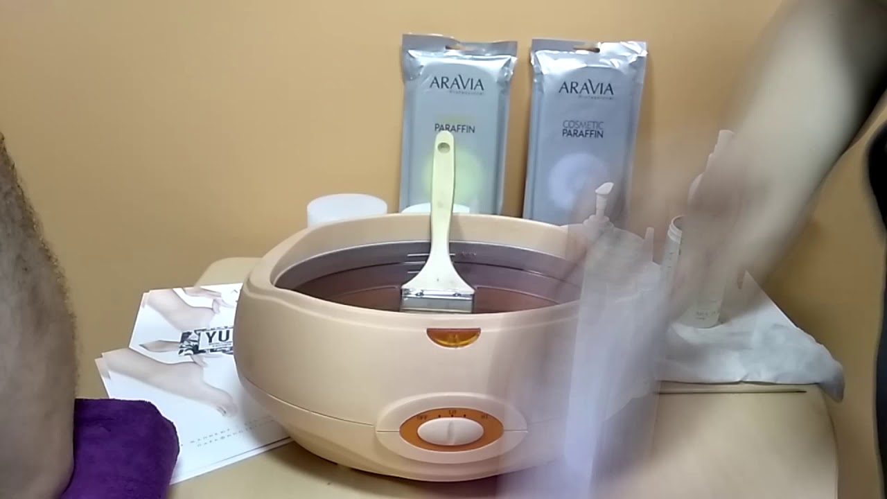 Парафинотерапия рук. Горячий парафин- SPA уход за кожей рук.ARAVIA ...