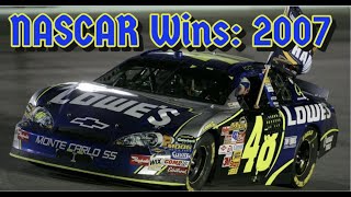 Every NASCAR Win in 2007