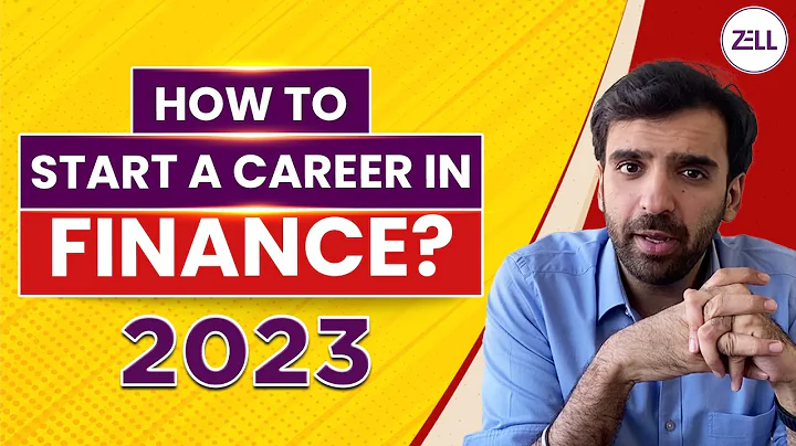🔴How to start a career in finance? @ZellEducation  #finance