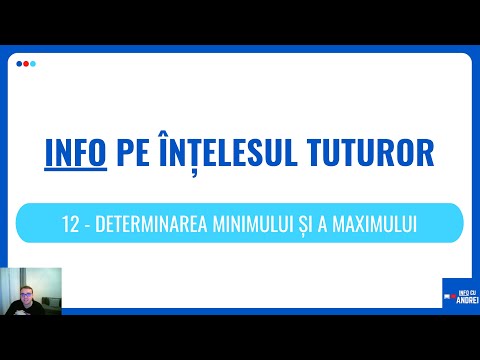 Video: Ce sunt minimele și maximele în calcul?