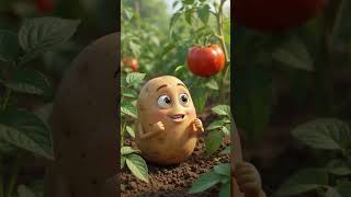 A Potato and Tomato Love Story! 🥔❤️🍅 #virl #viralvideo