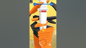 Stack Ball 🔥 Level 215 Perfect Clear in One Go 😱 | Insane Speed Run! #gaming #stackball #games