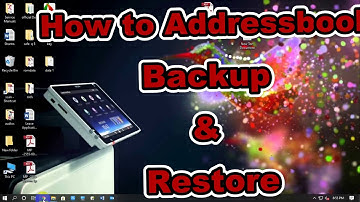 How to address book backup & restore on ricoh mfp