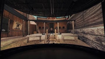 180 degree Curved Screen