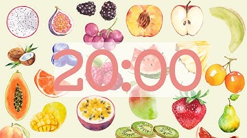 20 Minute Timer- Deep Focus for Relaxing, Studying and Working