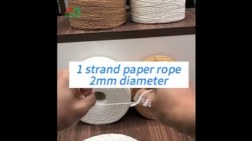Paper Rope | how to make | factory price