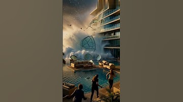 🤯 Luxury Hotel Tsunami Nightmare! | AI Surpassed Reality! #aivideo #artificialintelligence