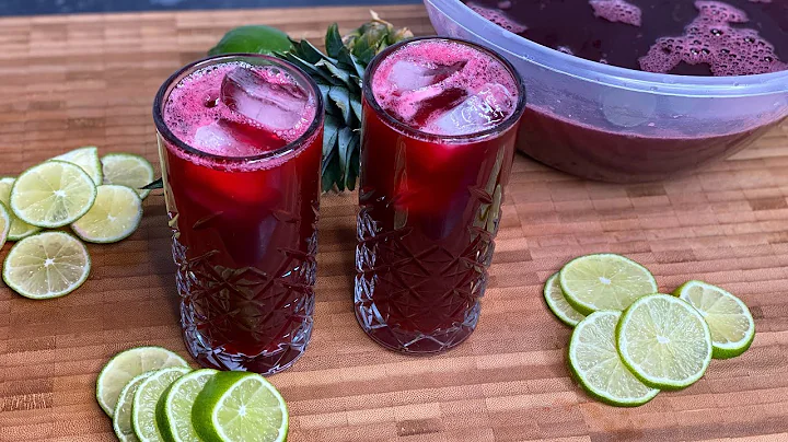 Sorrel With Pineapple and Ginger || Ghana Sobolo D...