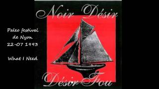 1993 - Noir désir   What I need (Paleo festival de Nyon)