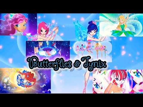 Winx Club:Butterflix/Tynix with Cosmos Creations,ButterflyKids, Superprisma & More Fanmade Transform