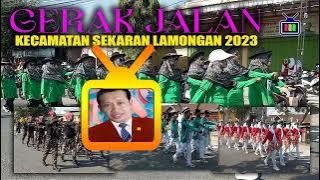 GERAK JALAN kecamatan sekaran lamongan 2023.asyik keren