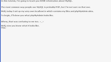 PHP - How MySQL works