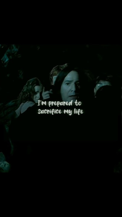Snape saves the golden trio 💖#severussnape #hogwarts