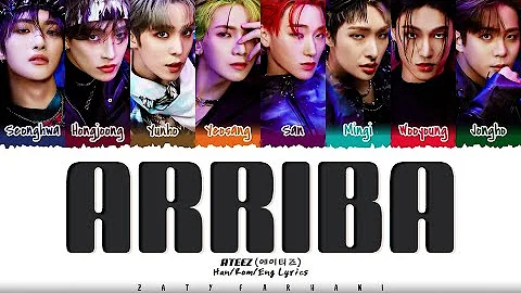 ATEEZ (에이티즈) - 'ARRIBA' Lyrics [Color Coded_Han_Rom_Eng]