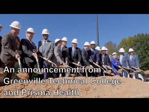 A Special Announcement from Greenville Technical College and Prisma Health