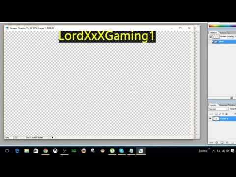 How to Use OBS with Twitch: OVERLAYS! (W/ Photoshop CS)