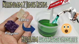 Merendam Polyster & Epoxy Resin Dengan Bahan Bakar Pertalite || UUK RESIN screenshot 3