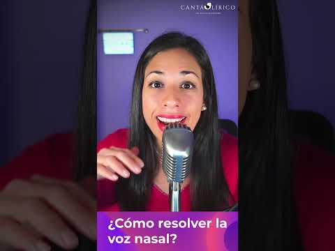 Video: ¿Qué es una voz nasal?