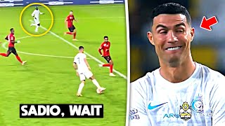 Cristiano Ronaldos 3 Chip Shot Assists Against Al Riyadh