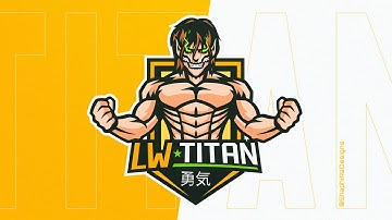 SPEED-ART "TITÁN" MASCOT LOGO - @ShaphiRaDesigns