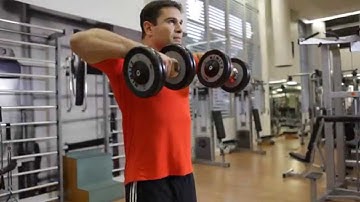 Remada Alta com Halteres (Ombros)