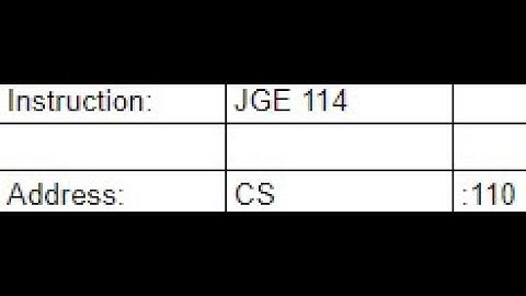 Computer Interfacing (lab 1) : x86 and C refresher Lab, Hand Assembly JGE 114 (part 7)