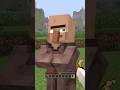 村人さんと意思疎通ができなかった #マイクラ #マインクラフト #minecraft #shorts