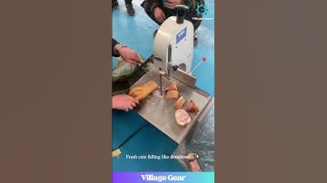 Meat Cutting Gadgets are WILD! 🥩 Bone Saw ASMR? 😂 #kitchengadgets #foodtech #satisfyingvideo