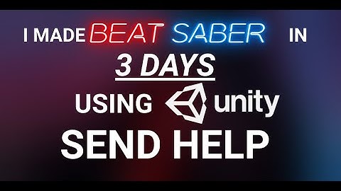 I made a BeatSaber Clone in 3 days!