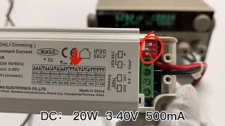Multi-current DIP Adjustment DALI Dimmable LED Driver Resimi