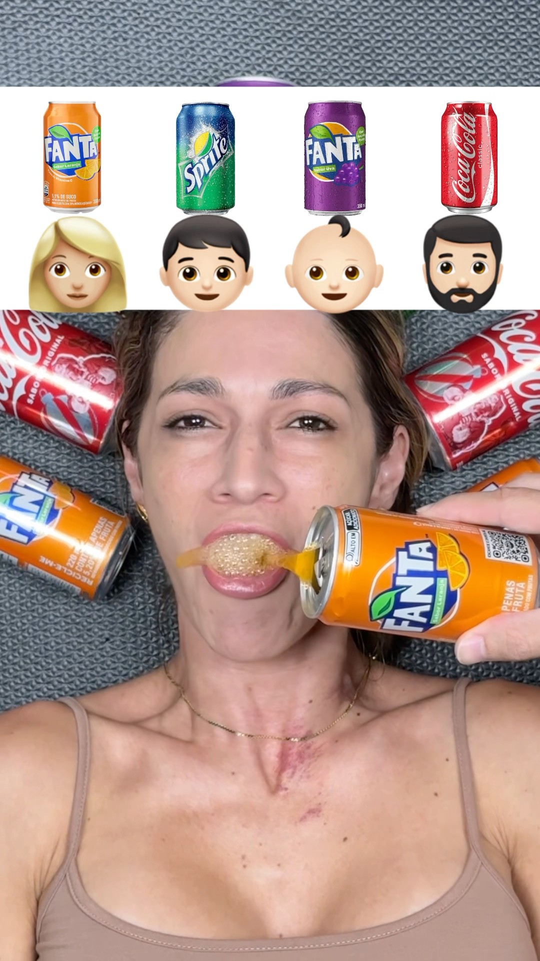 Quem vai conseguir tomar o refrigerante deitado?!? #shorts #challenge