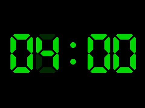 4 MINUTES countdown digital timer with alarm sound