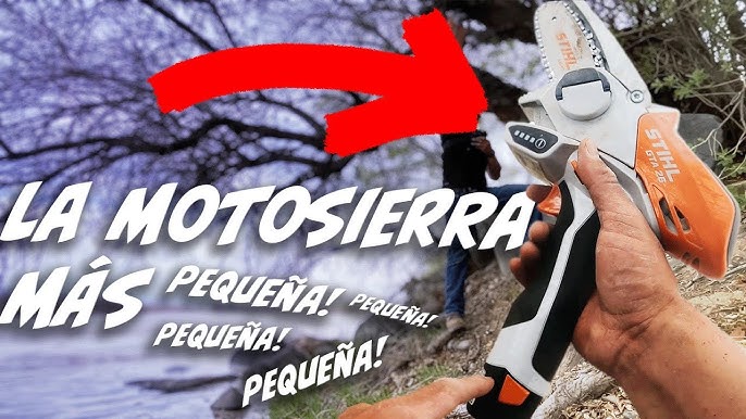 Conoce la mini sierra a batería GTA 26 STIHL 