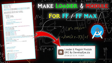 Make Loader/Magisk Module for FF & FF Max in AIDE Pro | DevelopEye Tutorials #Part1