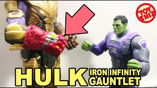 Everything you need to know about the brand new hulk basic figure with
iron infinity gauntlet (or nano gauntlet)