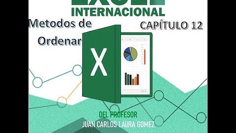 Curso Excel Básico  Capitulo 12   Métodos de Ordenar