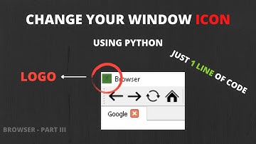Change your window icon or logo || PyQT5 || pyqt5 tutorial || python projects
