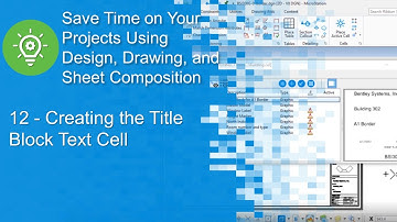 12 Creating the Title Block Text Cell