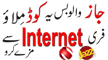 JAZZ , MOBILIBNK FREE INTERNET BY A SIMPLE CODE, IN [URDU/HINDI]  || Enjoying Free 4G Internet