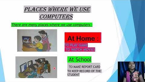 Class 1 Computer Lesson 2 (Useful Machine )