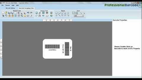 Generate barcode label using code 39 and EAN 13 font