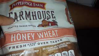 Pepperidge farm farmhouse honey wheat bread