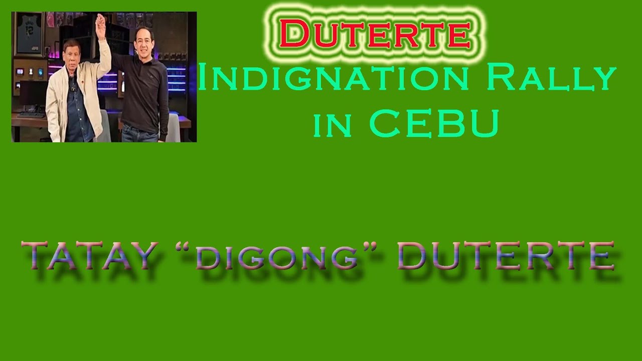 Duterte Rally In Cebu Duterte Cebu Rally Before and After - YouTube
