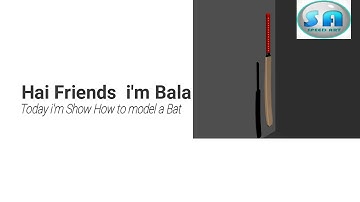 Maya Beginner Modeling / Modeling a cricket Bat Using Maya 2018