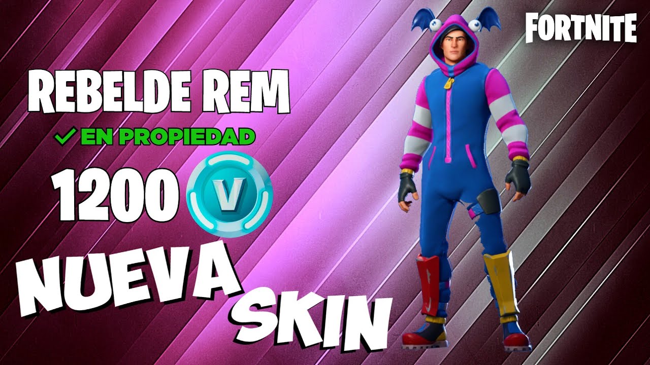  AHORA Nueva Skin Rebelde Rem Y Conjuto Pelot n Perezoso En La 