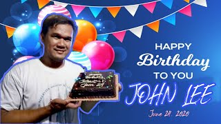 Happy birthday john lee 😊